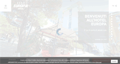 Desktop Screenshot of hoteleuropajesolo.it